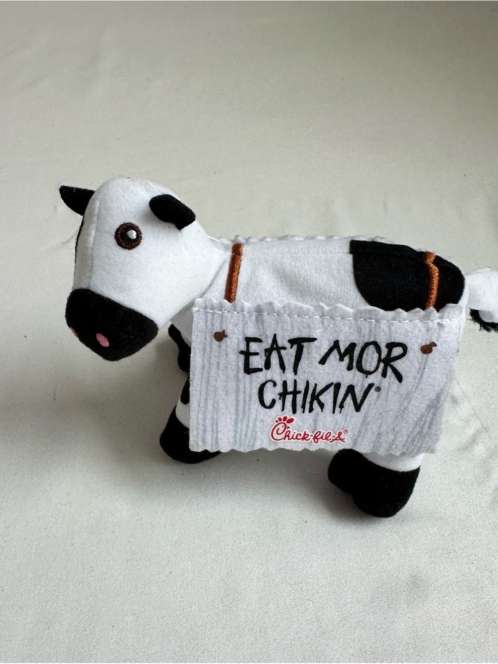Chick-fil-A Plush Cow Toy - White & Black